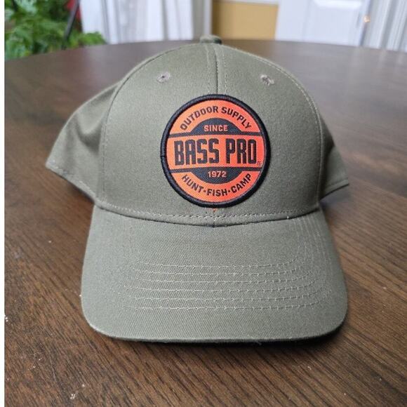 Green Bass Pro Shops Est 1972 Mesh Back Adjustable Baseball Cap OSFM - Picture 1 of 12